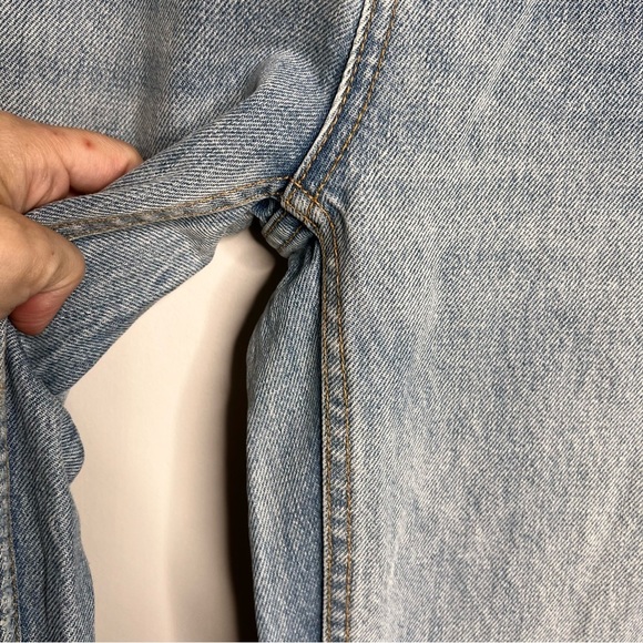 Alexander Wang Womens Size 25 Blue Cult Side Zip Jeans Non Stretch Denim Ankle - Picture 5 of 10